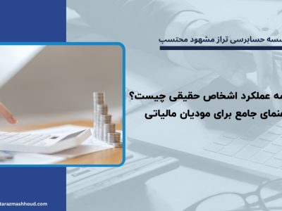 اظهارنامه عملکرد اشخاص حقیقی چیست؟ راهنمای جامع برای مودیان مالیاتی